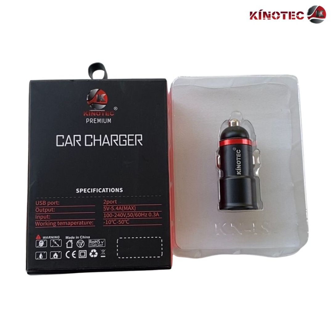 Cargador para Carro Kinotec KN-18
