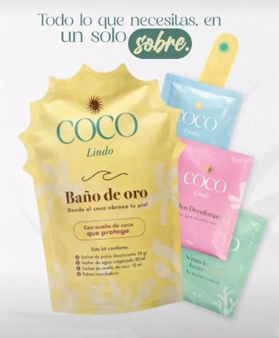 COCO LINDO BAÑO DE ORO