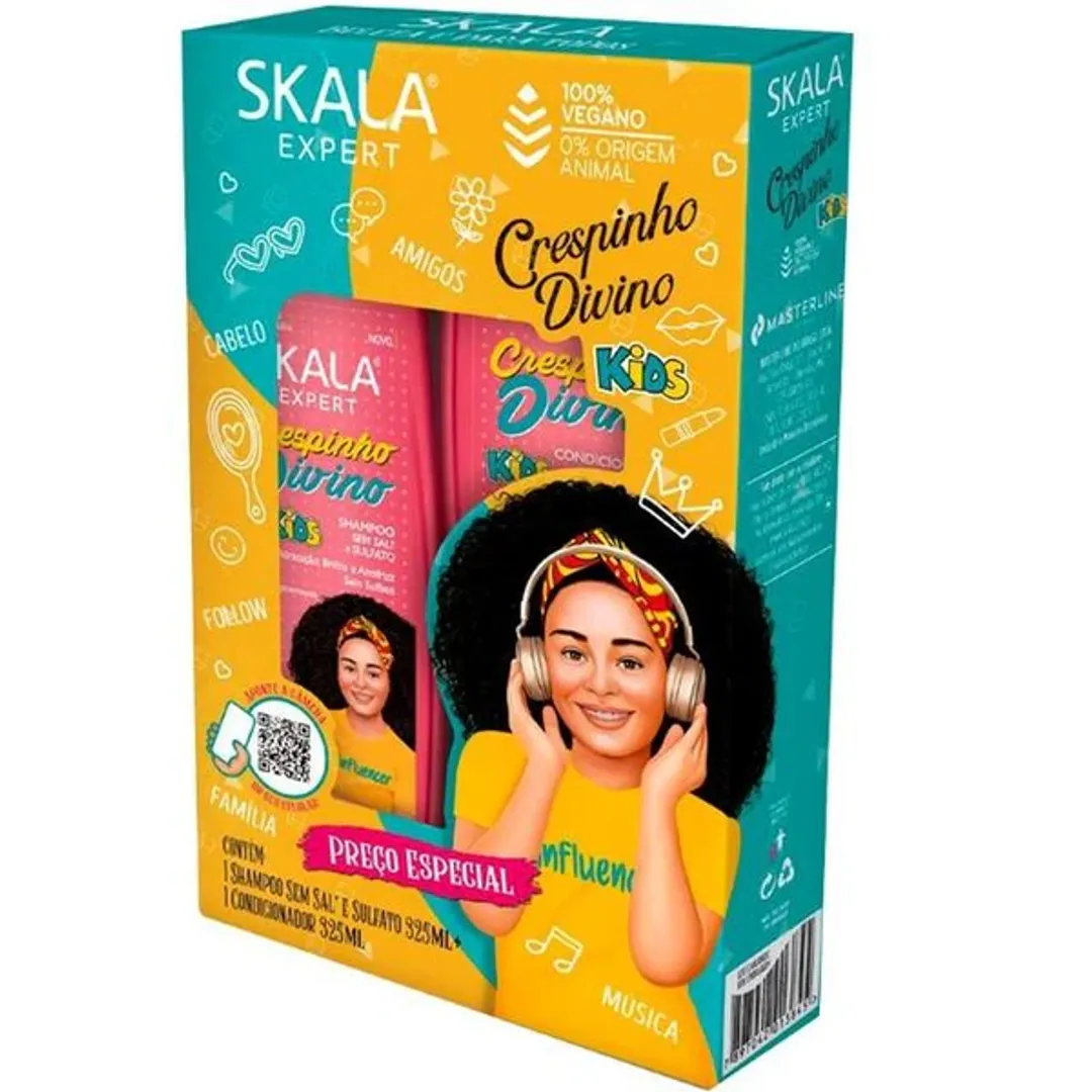 KIT SHAMPOO Y ACONDICIONADOR KIDS SKALA