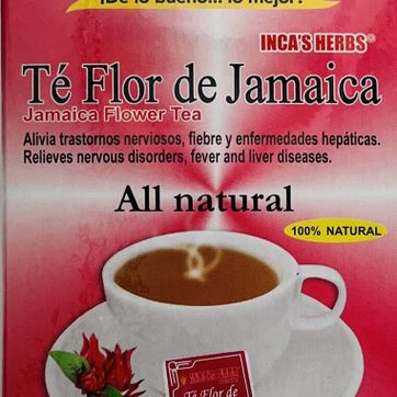 Imagen del producto INCAS FOOD TE FLOR DE JAMAICA