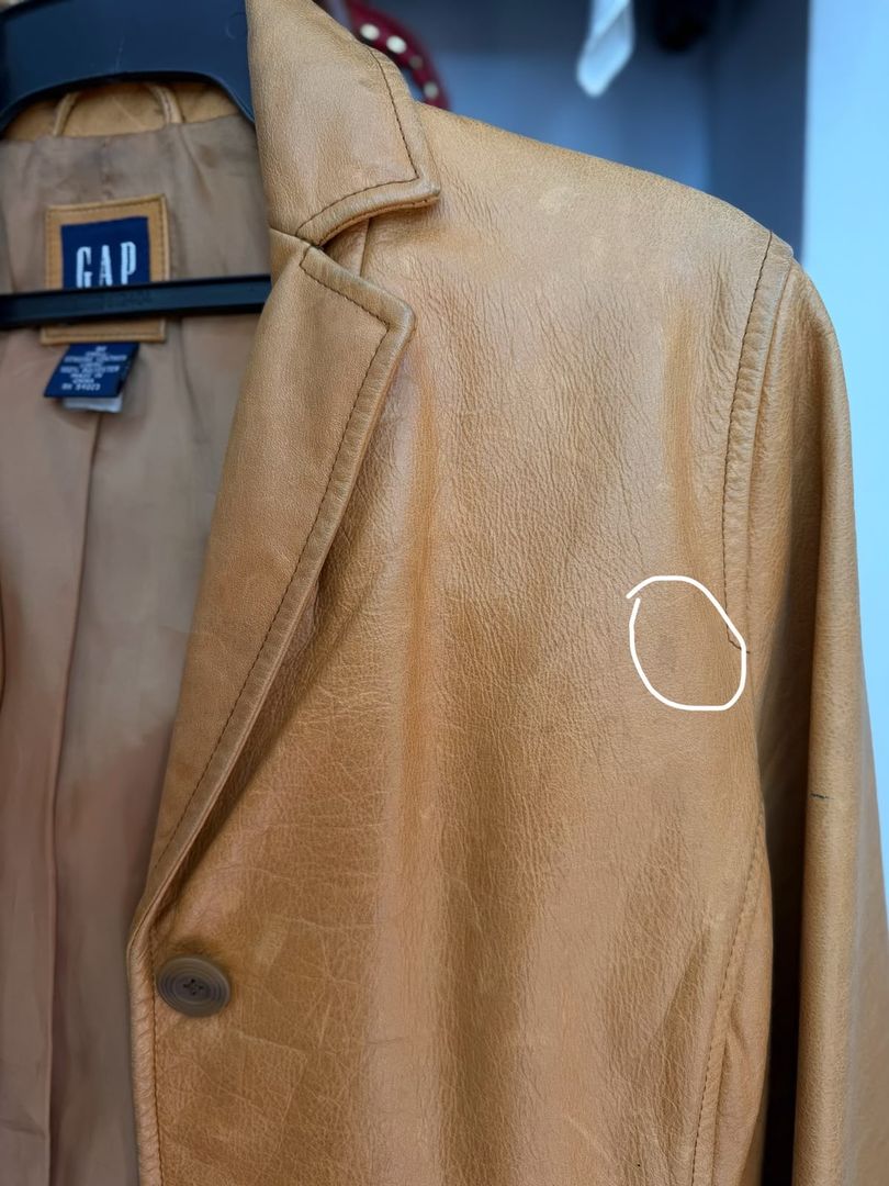 Chaqueta de Cuero Gap Talla M