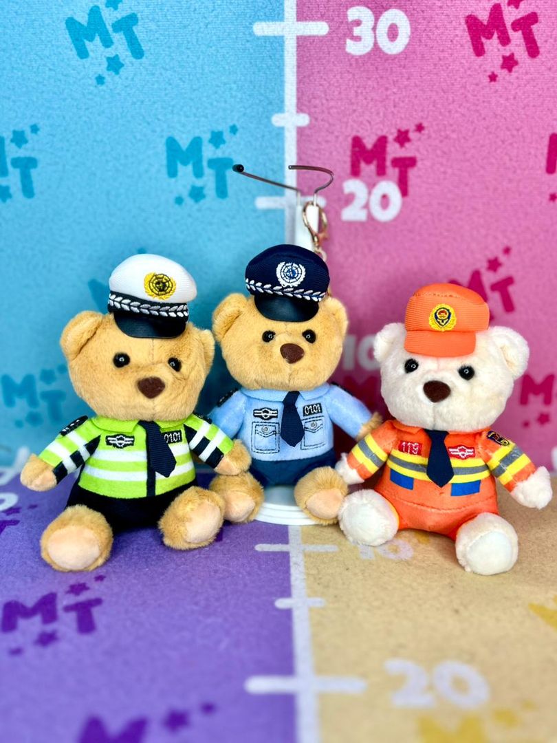 Llavero ositos Policías