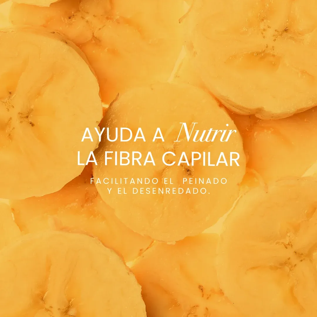 Crema para peinar con banano 