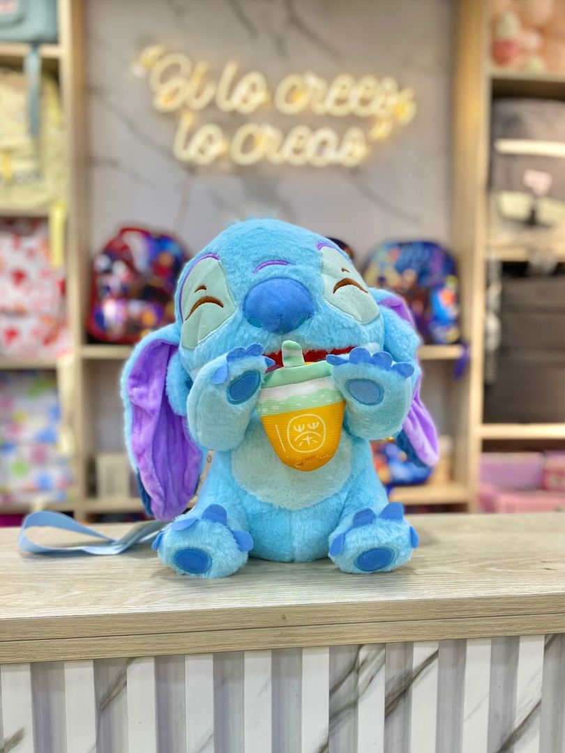 MOCHILA PELUCHE STITCH 30 CM