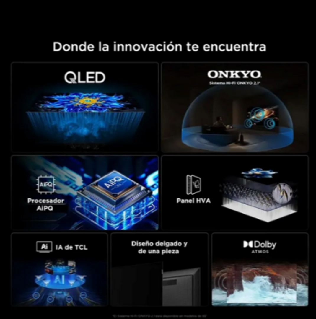 TV TCL 75" 4K-UHD LED QLED SMART