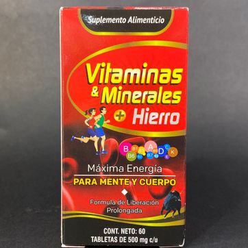 Vitaminas y Minerales + Hierro  - imagen 1
