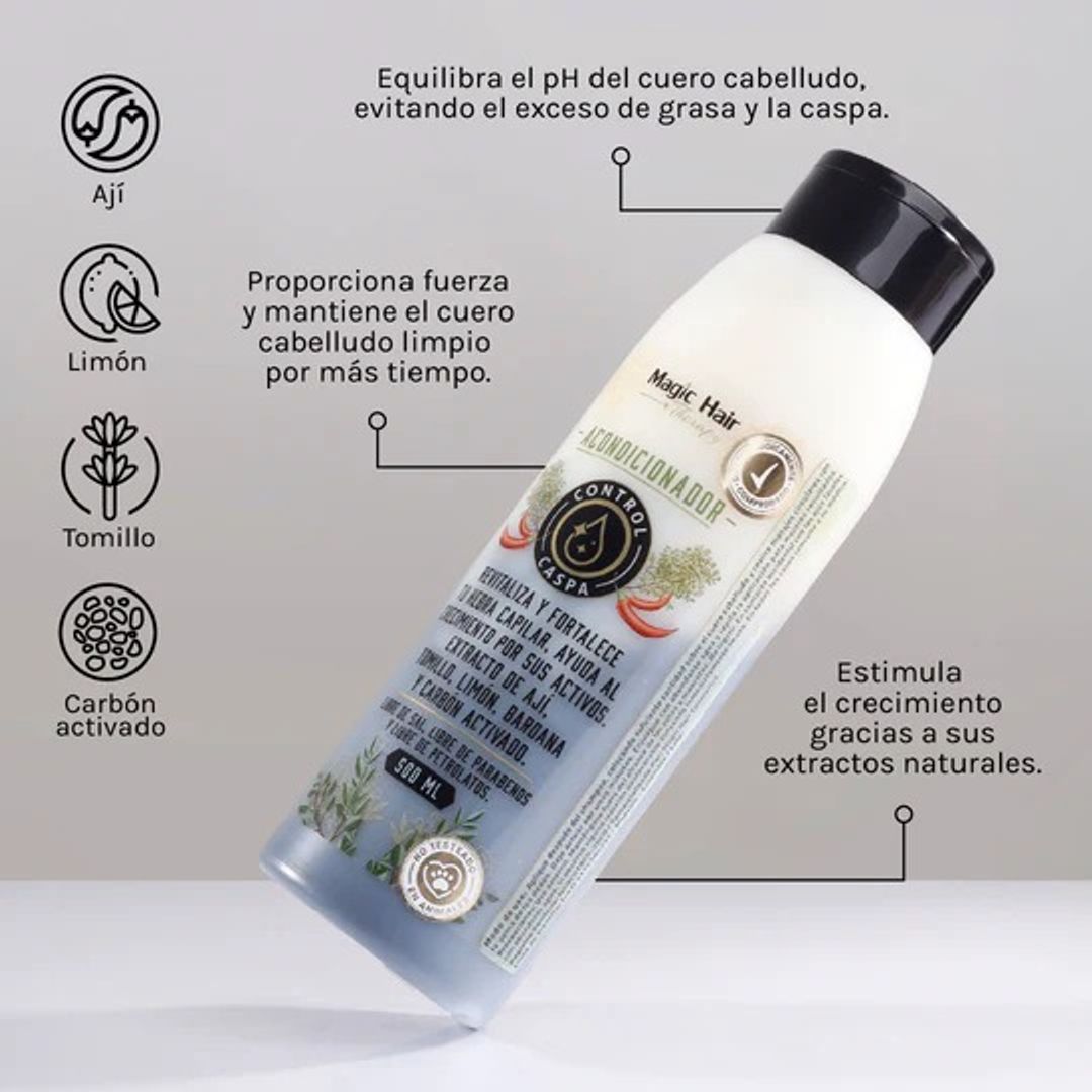 Acondicionador control caspa Magic Hair