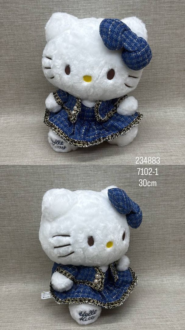HELLO KITTY CON ACCESORIOS 30 CM