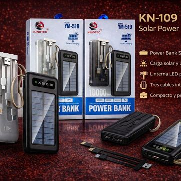 POWER BANK SOLAR 10.000 MA - imagen 1