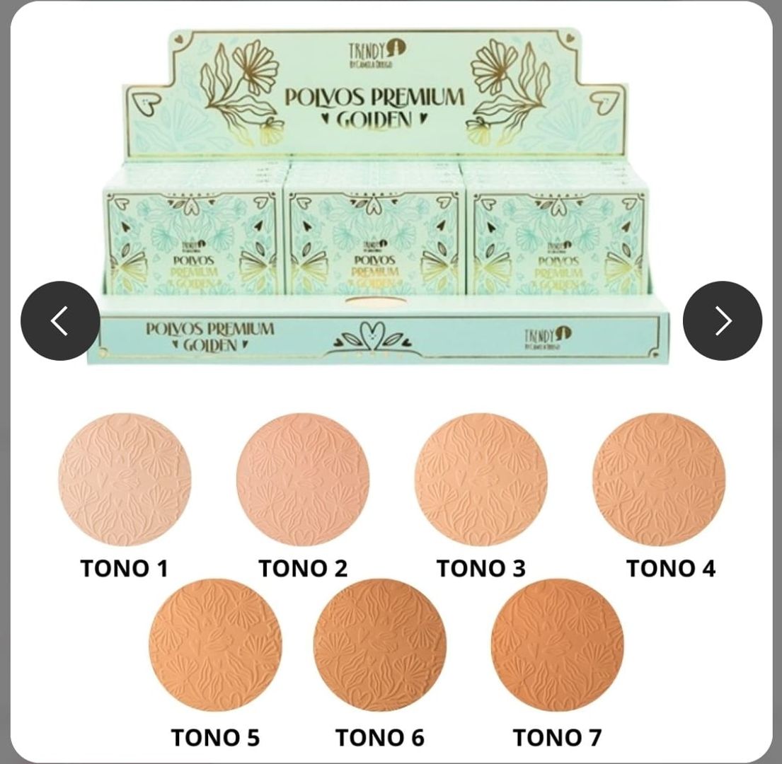 898- POLVOS COMPACTOS GOLDEN 