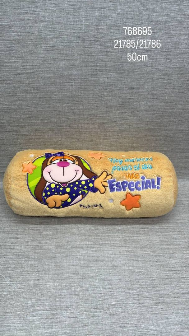 CILINDRO BORDADO DE PELANAS 50 CM