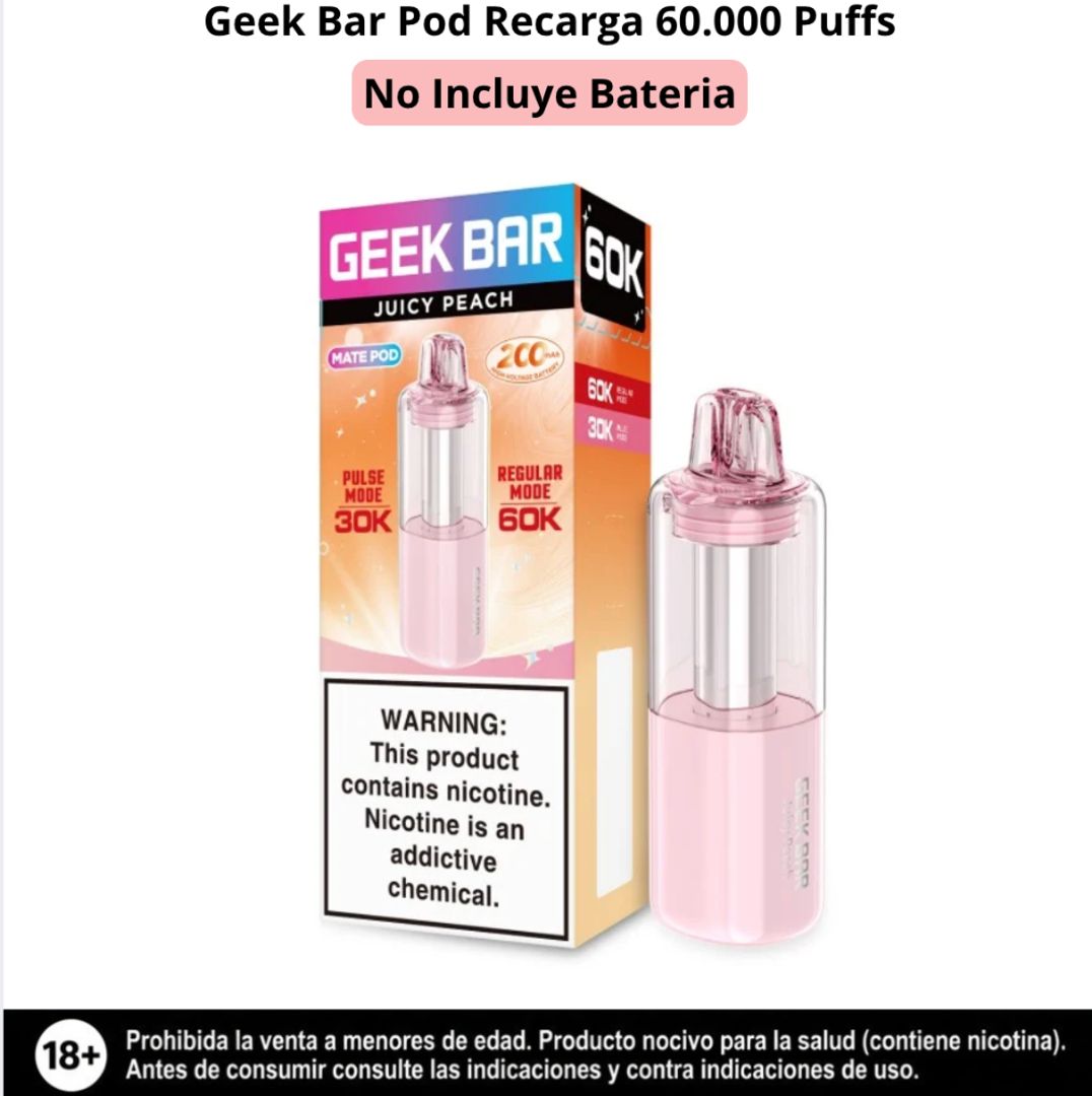 Geek Bar Pod Juicy Peach 60.000 Puffs