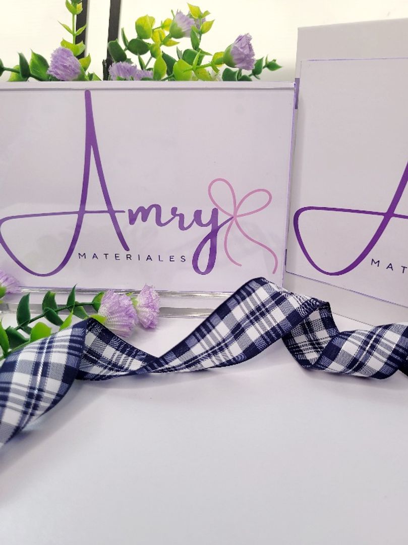 C.Tela 2.5cm Azul Oscuro Tipo Tela