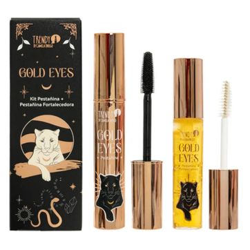  Kit DUO Pestañina + Fortalecedora GOLDEN EYE Trendy - imagen 1