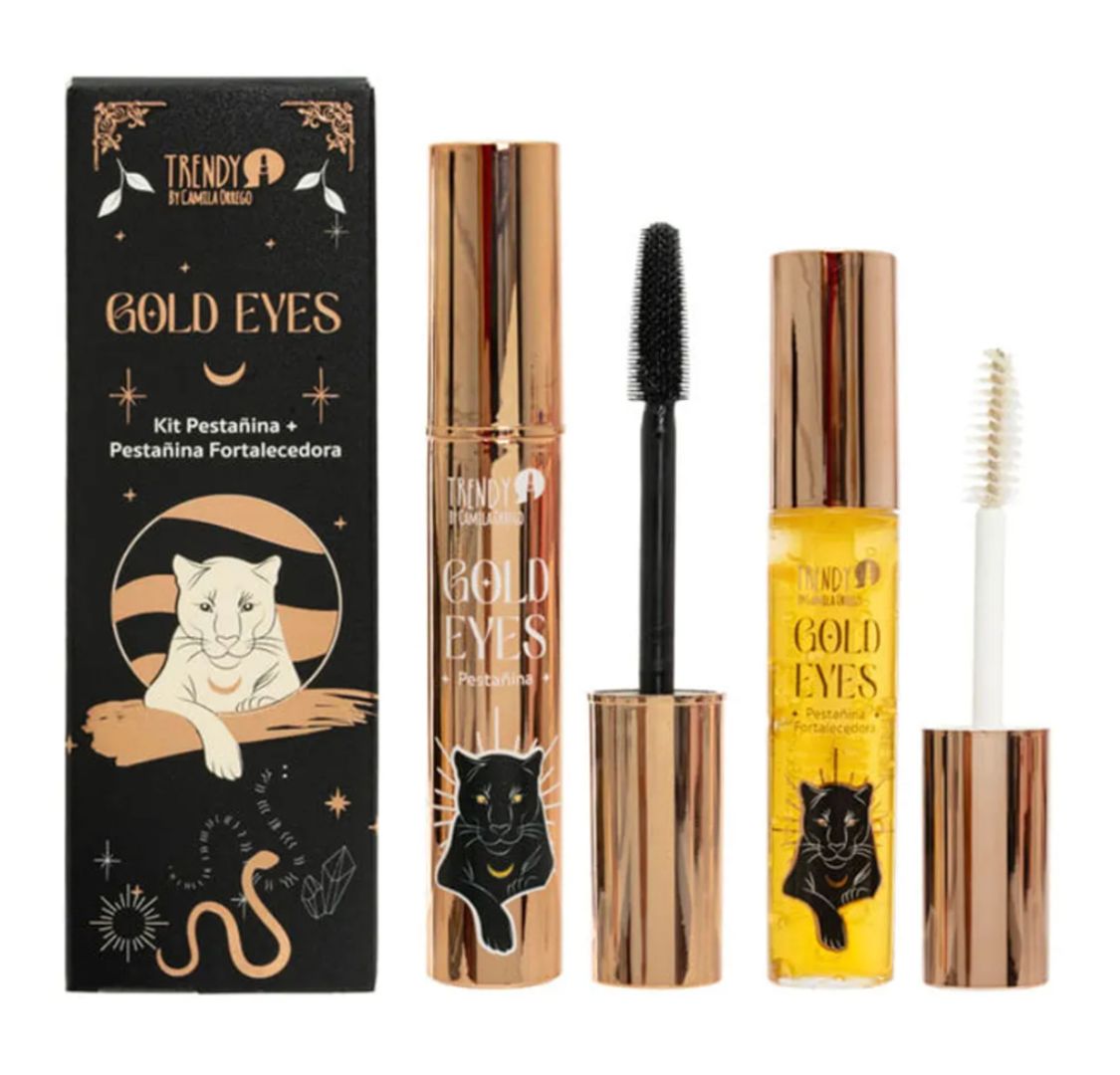  Kit DUO Pestañina + Fortalecedora GOLDEN EYE Trendy