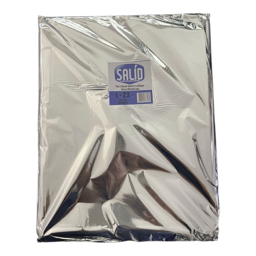 I. BOLSA METALIZADA L23 X 100 UND 
