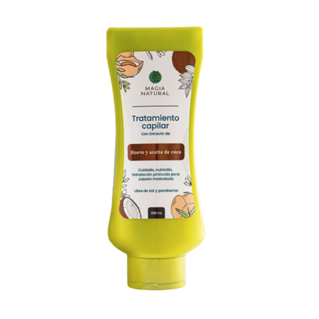 TRATAMIENTO CAPILAR CON HUEVO Y ACEITE DE COCO