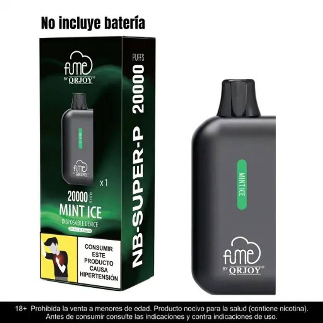 Pod Fume 20.000 Puffs Mint Ice - Fume Nb Super P