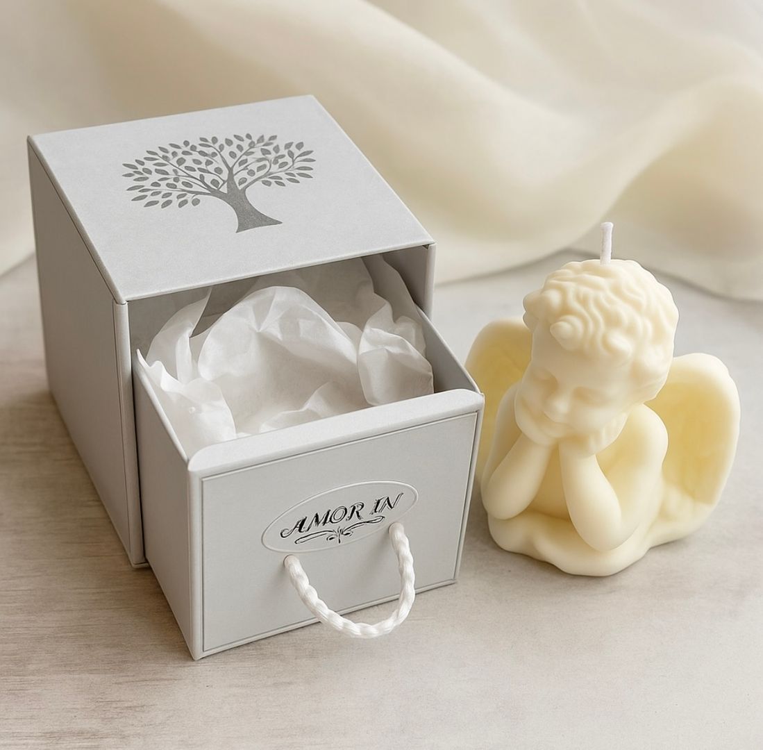 Cajita Cartón Árbol con Asas 