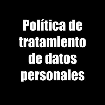Imagen del producto POLITICA DE TRATAMIENTO DE DATOS PERSONALES