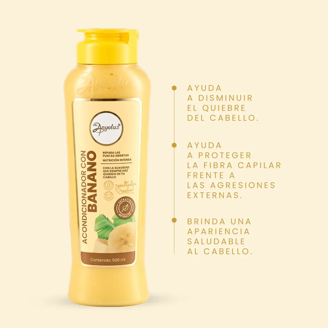 Acondicionador con banano 