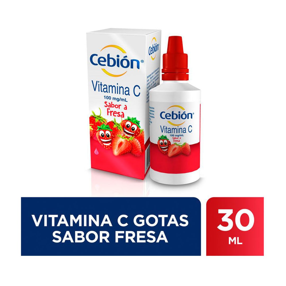 CEBION GOTAS FRESA (VITAMINA C) X 30 ML