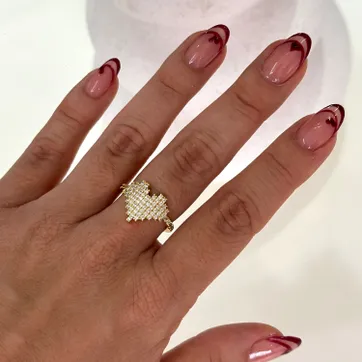 Imagen del producto Anillo corazón 