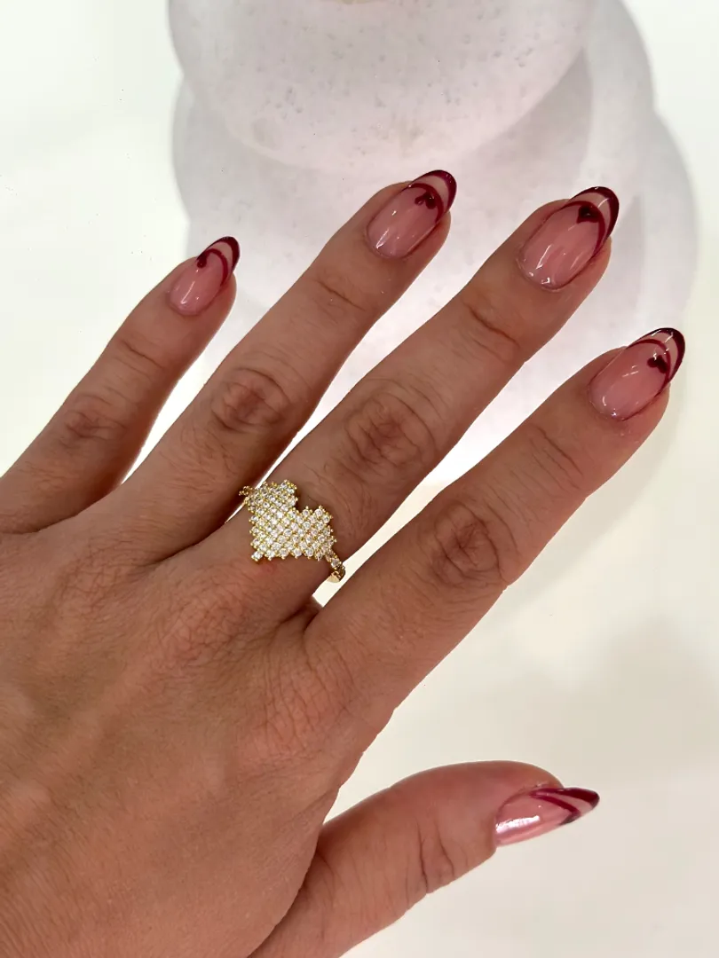 Anillo corazón 