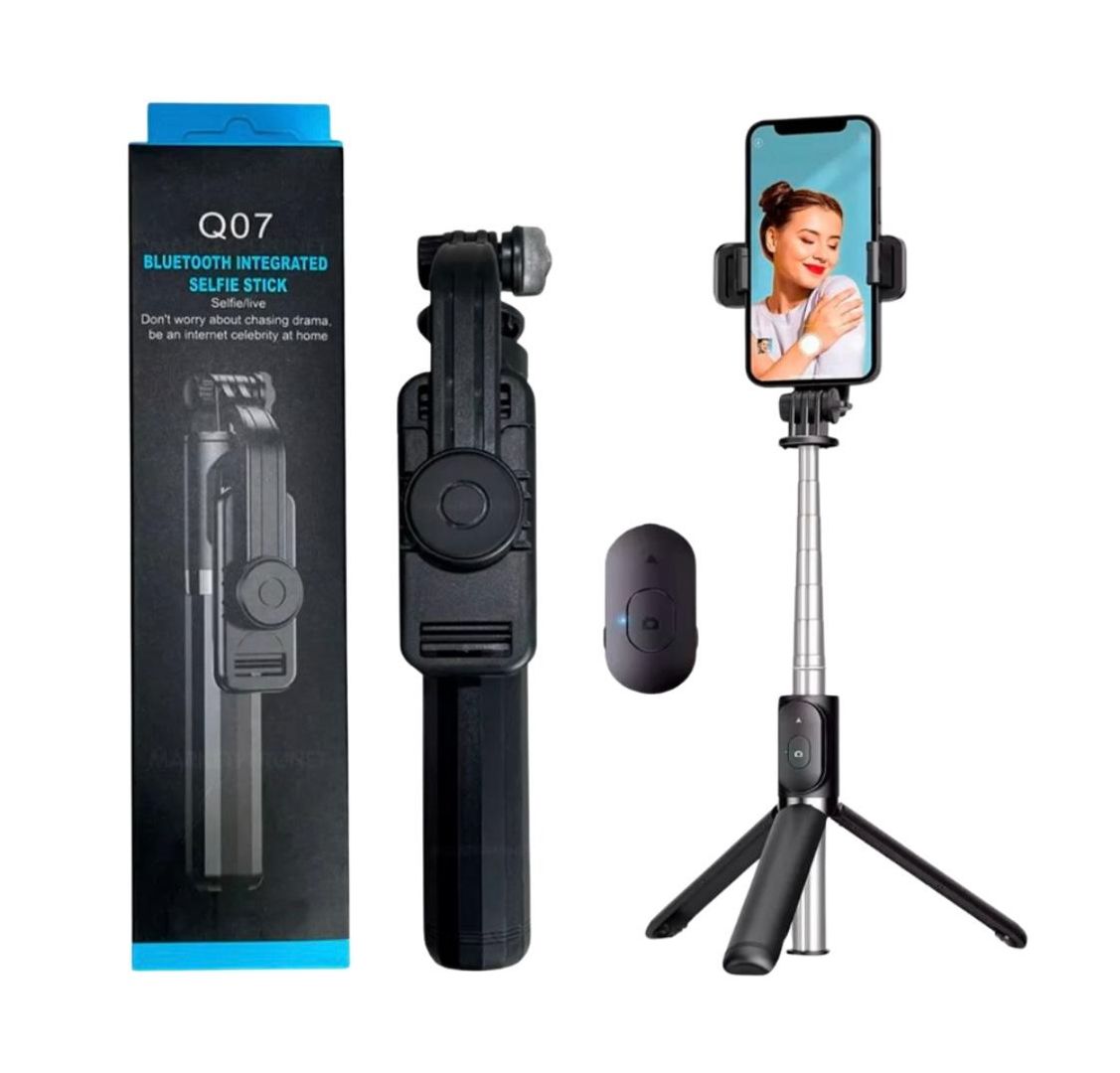 Selfie Stick con Trípode Integrado Bluetooth Q07