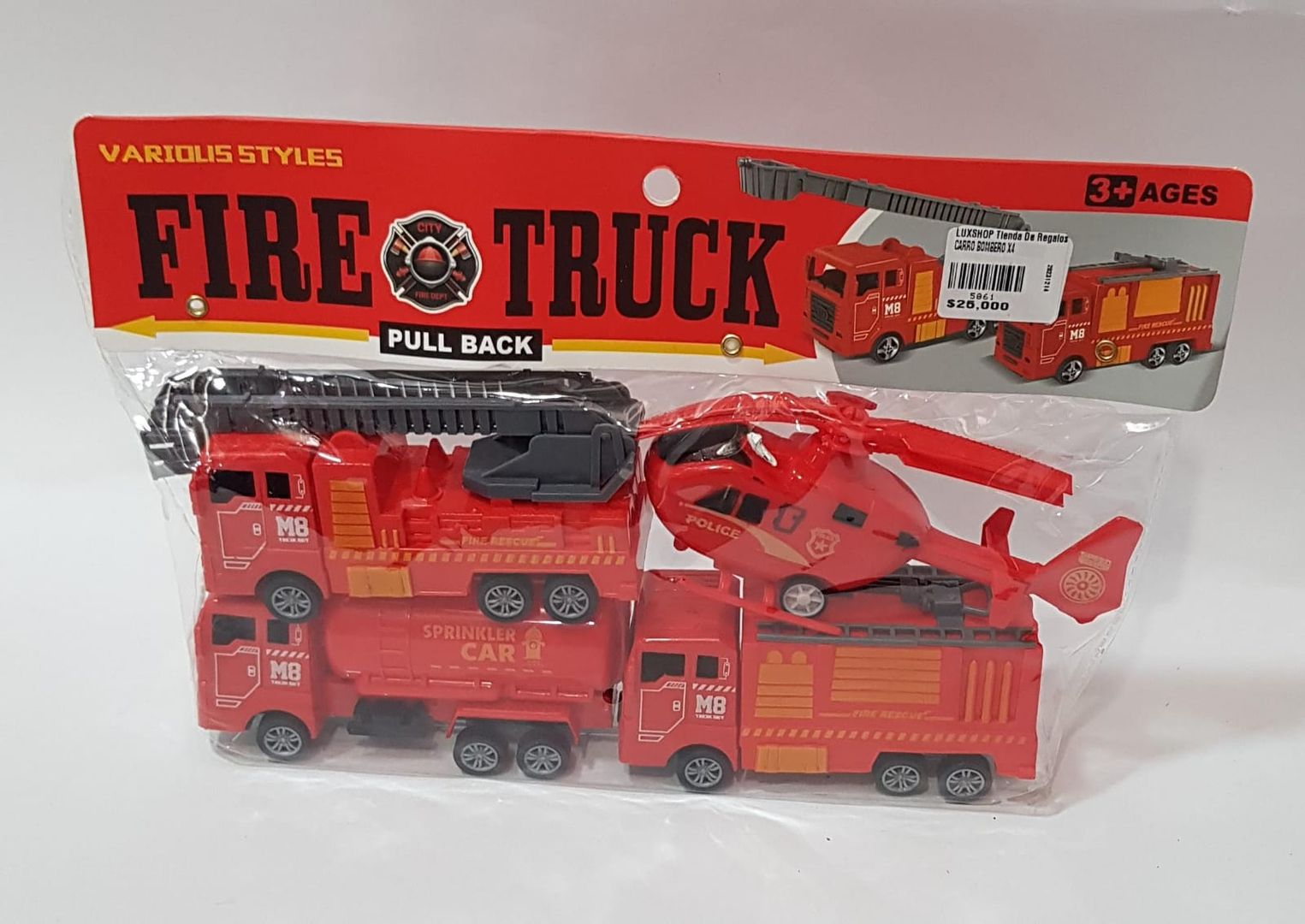 CARRO BOMBERO X4