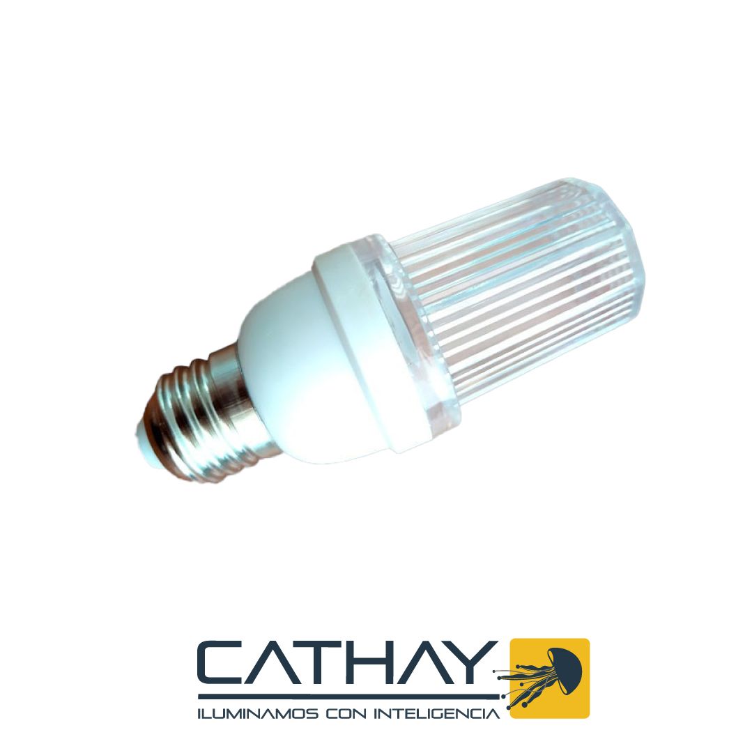 BOMBILLO STROBER LED DE 2W ROSCA E27 BLANCO