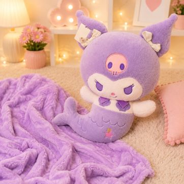 Cojín con cobija Sanrio sirena  - imagen 1