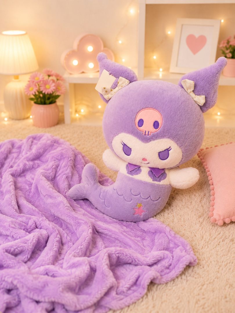 Cojín con cobija Sanrio sirena 
