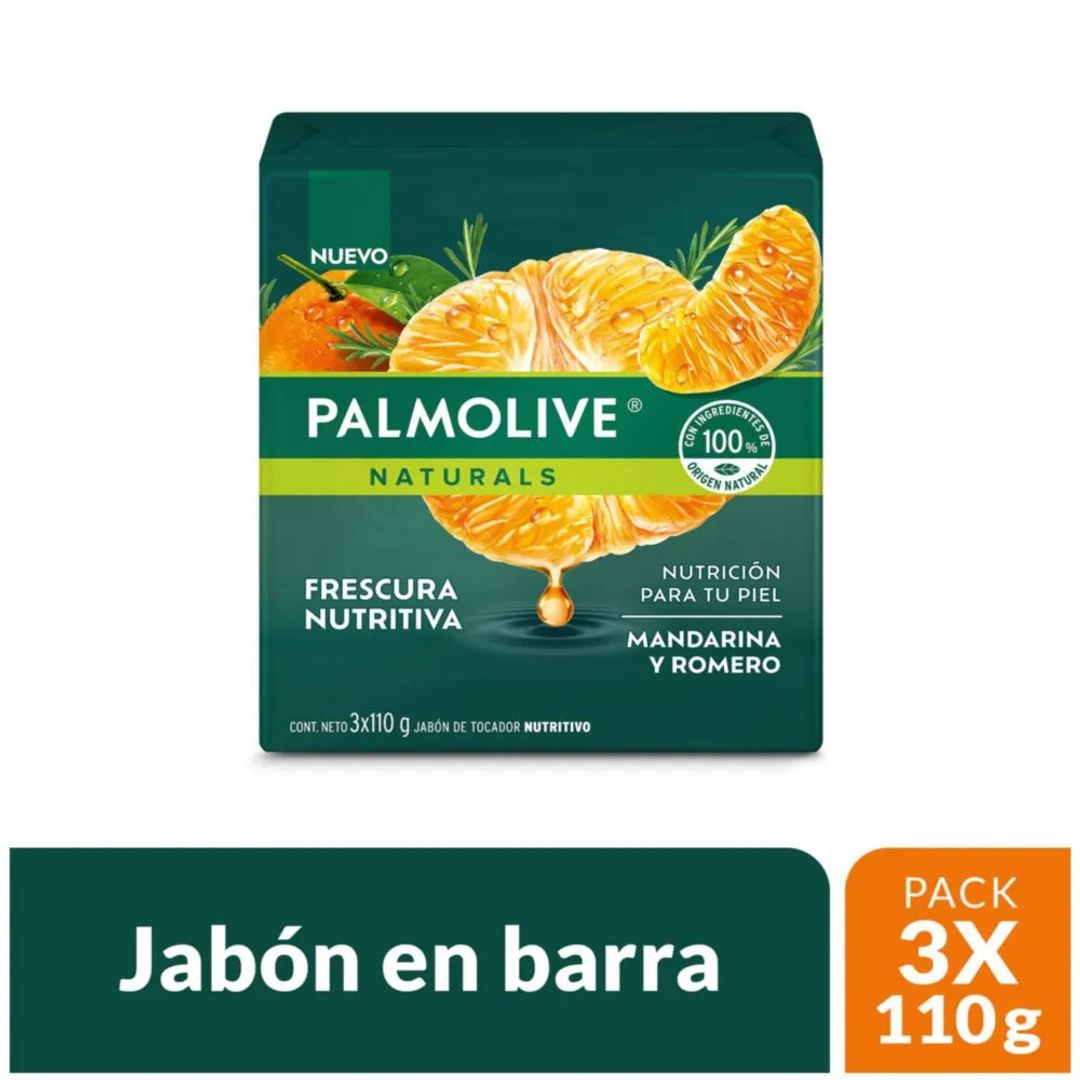 JABON PALMOLIVE MANDARINA ROMERO*3*110G