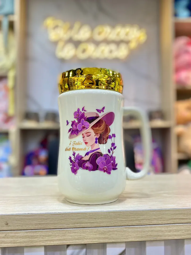 MUG TAPA ESPEJO ROSAS