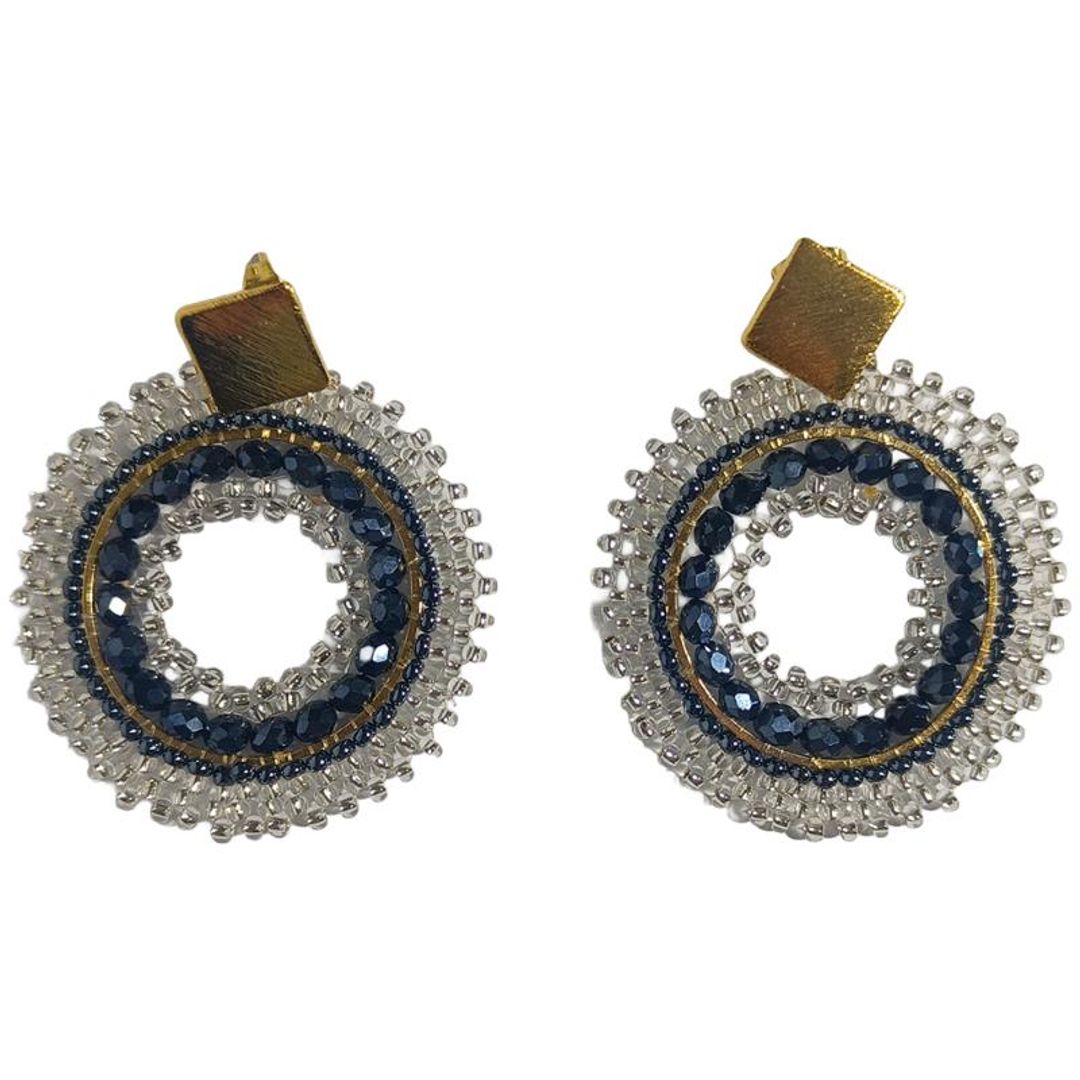 Aretes artesanales Círculo