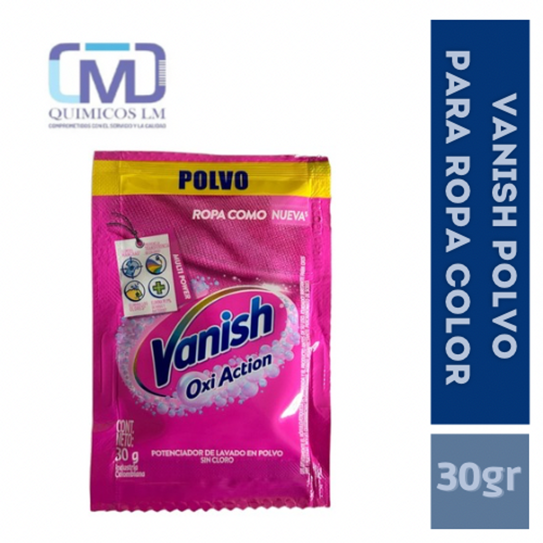 VANISH ROPA COLOR / DESMANCHADOR 30gr