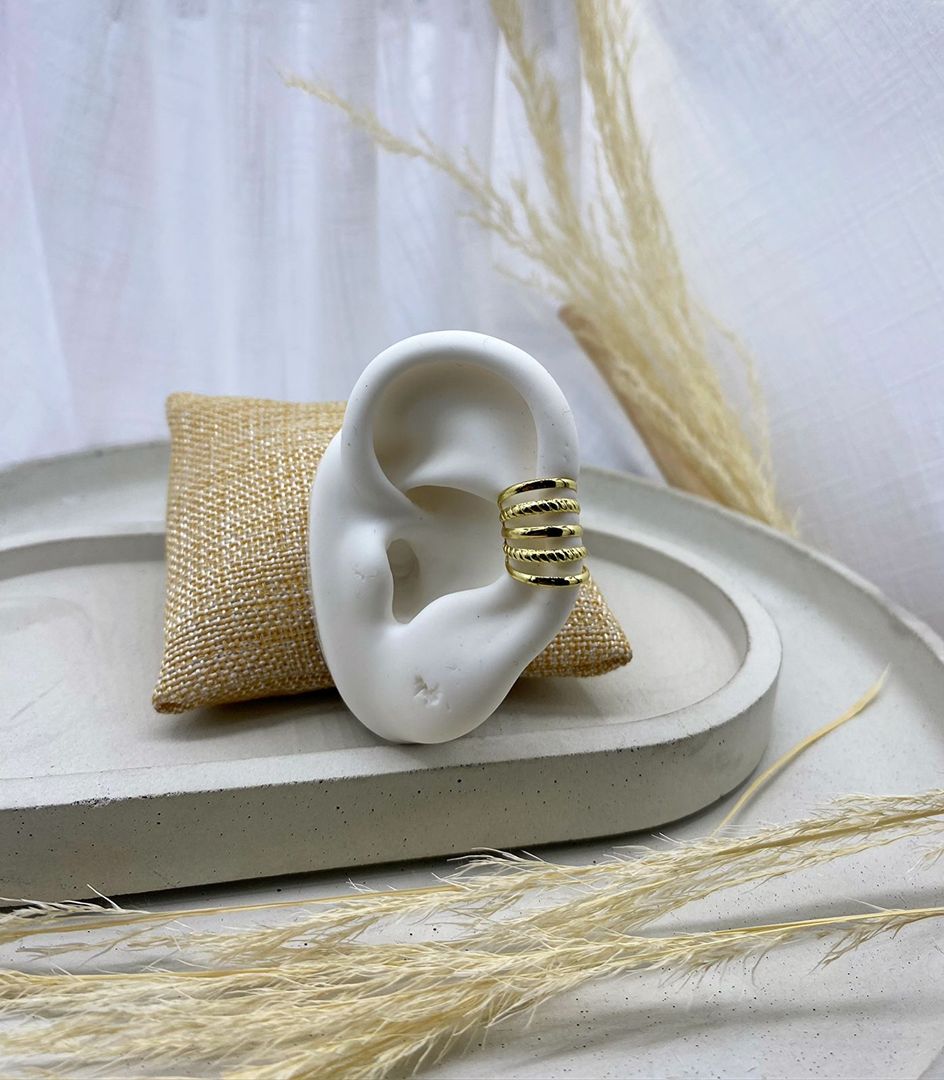 Earcuff dorado, covergold 