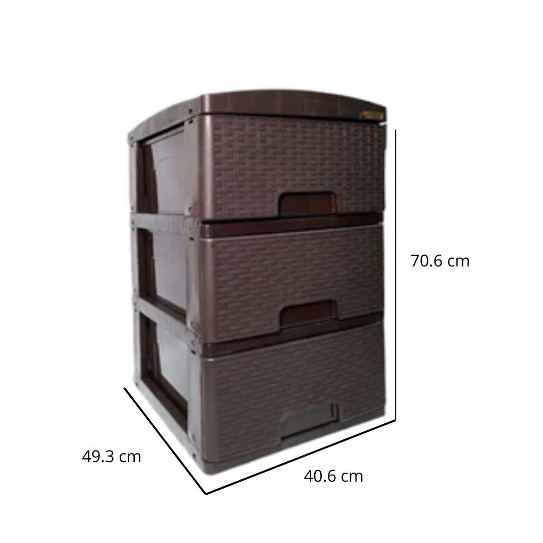 PRACTIMUEBLE PEQUEÑO X3 RATTAN
