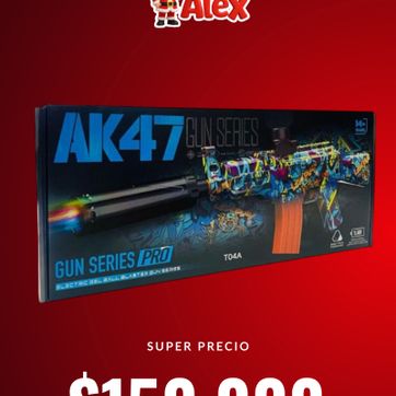 Imagen del producto Rifle AK47 "Graffiti Legendario" de Hidrogel Pro