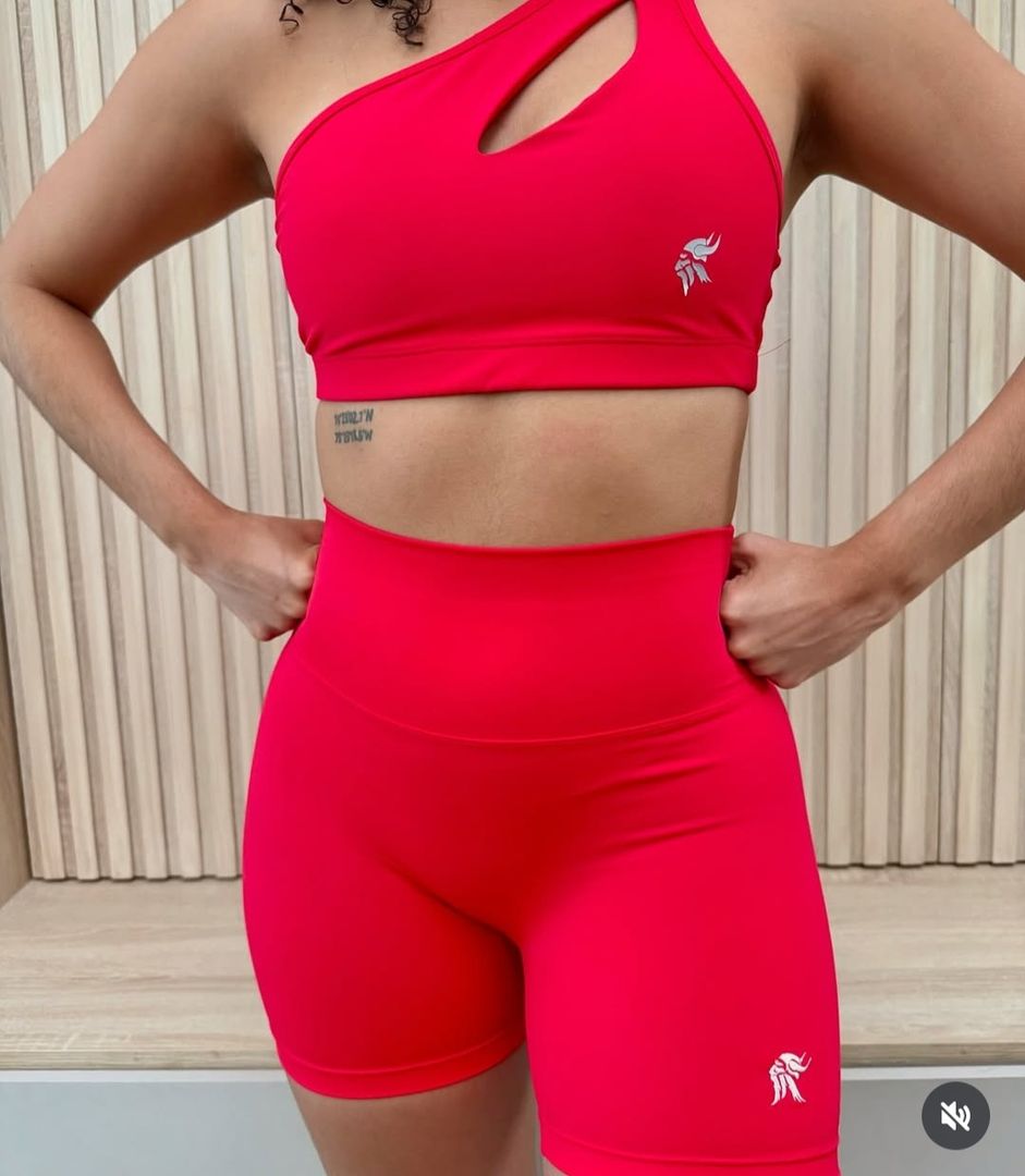 Short sin costura delantera tiro alto Lycra
