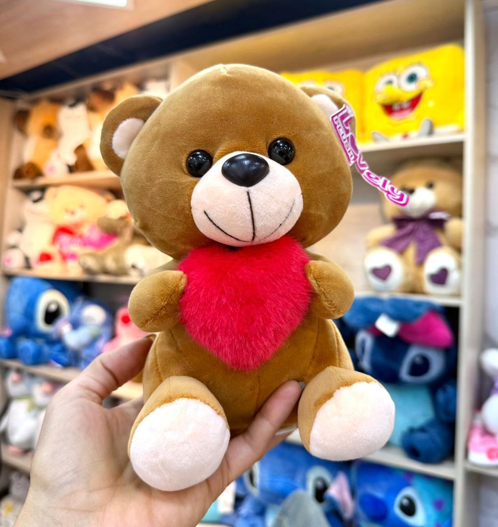 OSO CORAZON  DE PELUCHE 20cm V2
