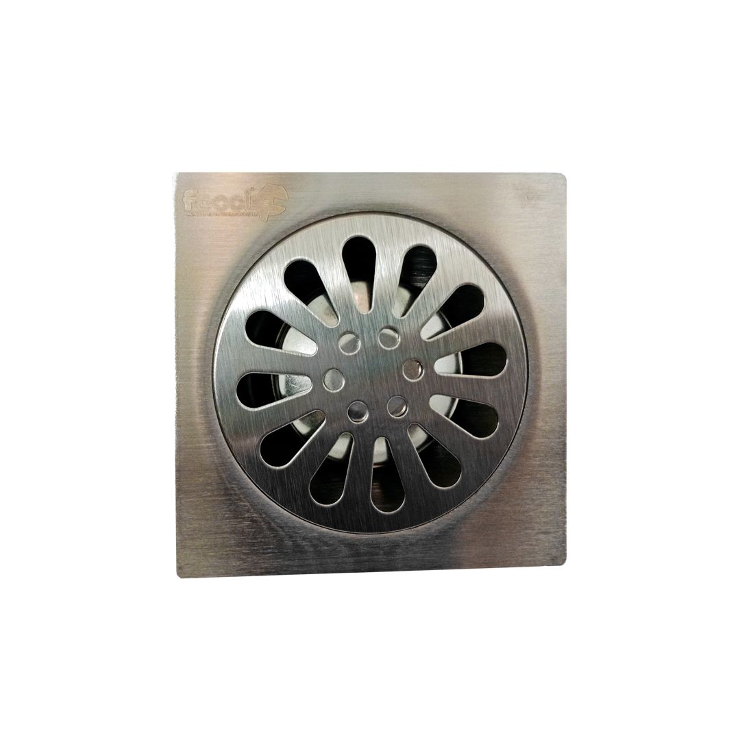 REJILLA ACERO CON SIFON VANGUARDISTA 3"