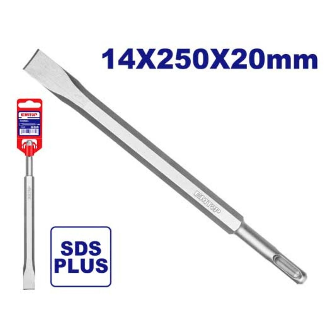 EMTOP CINCEL PALA SDS PLUS 14x250x20MM SUPER EMTOP