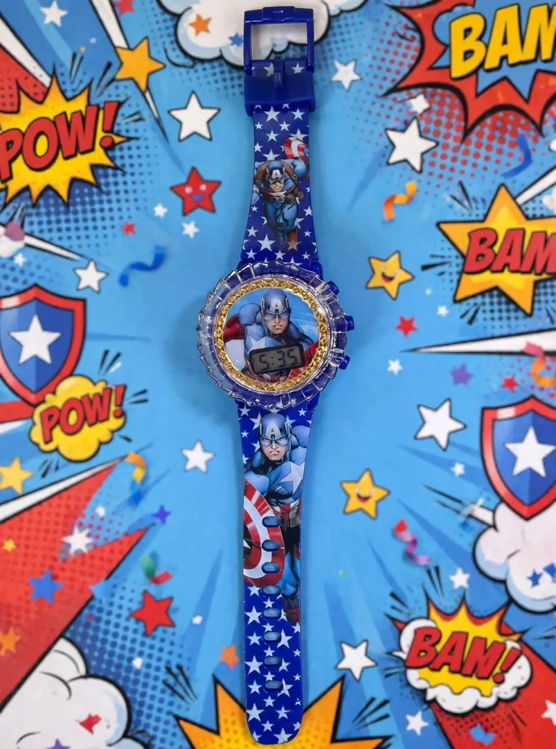 RELOJ SPINNER CON LUCES 