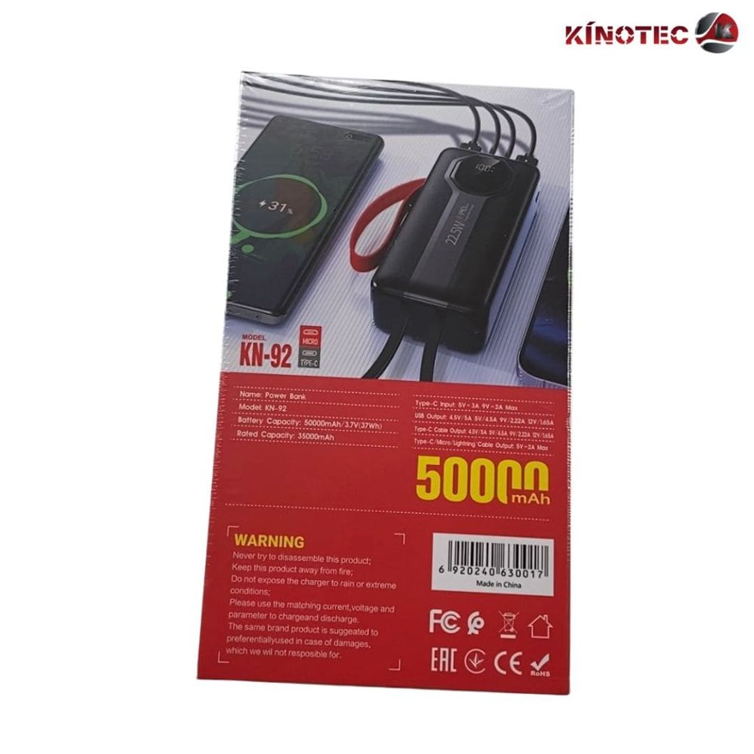 Power Bank Kinotec KN-92 – 50.000 mAh