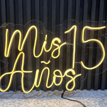 Imagen del producto AVISO MIS 16 AÑOS NEON FLEX 