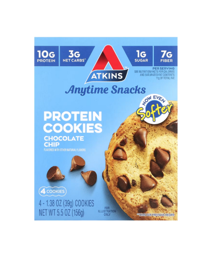 GALLETA DE PROTEINA CHISPAS DE CHOCOLATE ATKINS X 39GR