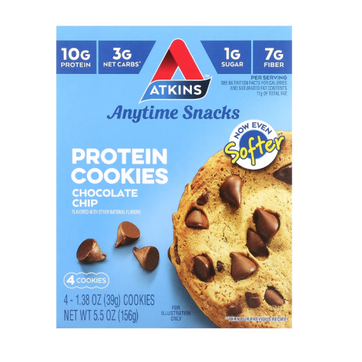 Imagen del producto GALLETA DE PROTEINA CHISPAS DE CHOCOLATE ATKINS X 39GR