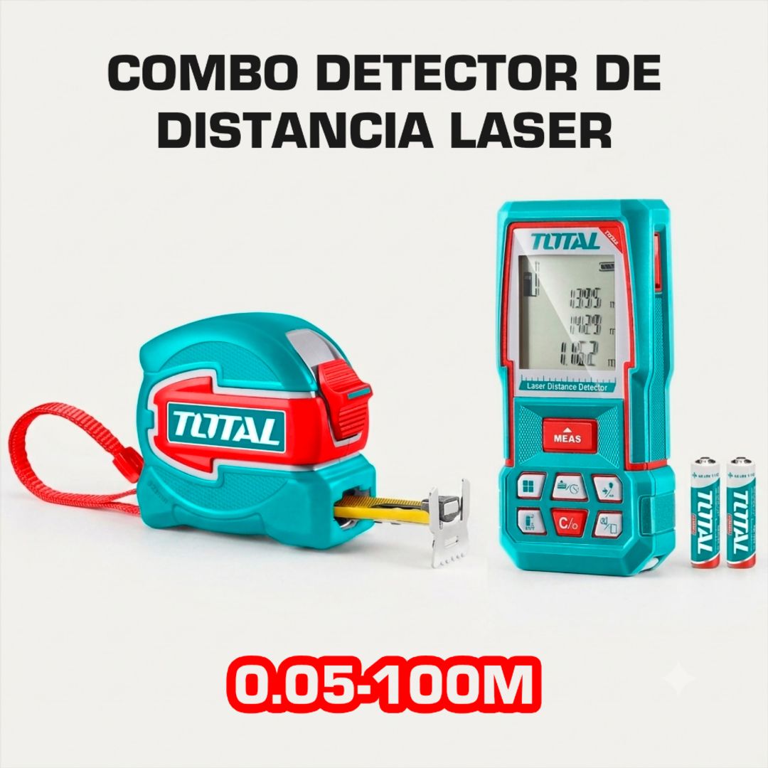 COMBO DETECTOR DE DISTANCIA LASER 0.05-100M